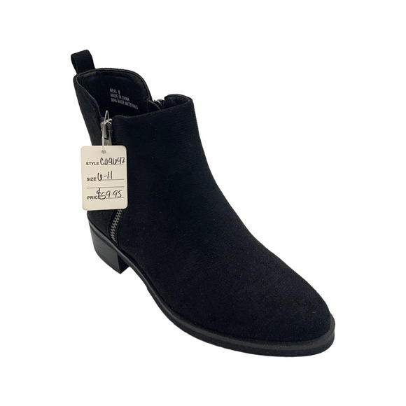 Corkys Shoes - Corkys Boutique Women's Neal Zip Ankle Boot Black Suede - Medium